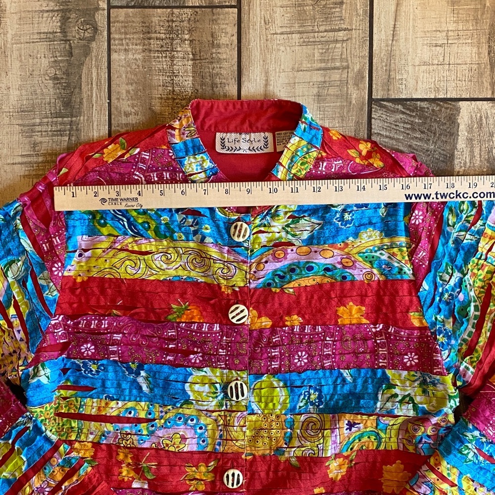 Life Style Colorful Patchwork Jacket - image 7